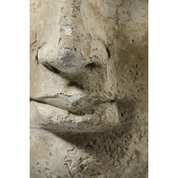 Gandhara-Stucco-Kopf, 5. - 6. Jhdt.