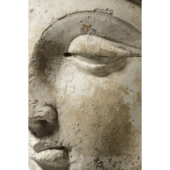 Gandhara-Stucco-Kopf, 5. - 6. Jhdt.