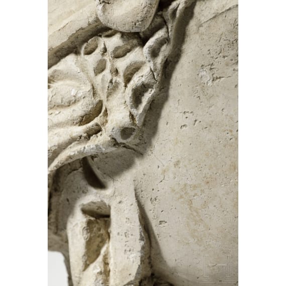 Gandhara-Stucco-Kopf, 5. - 6. Jhdt.