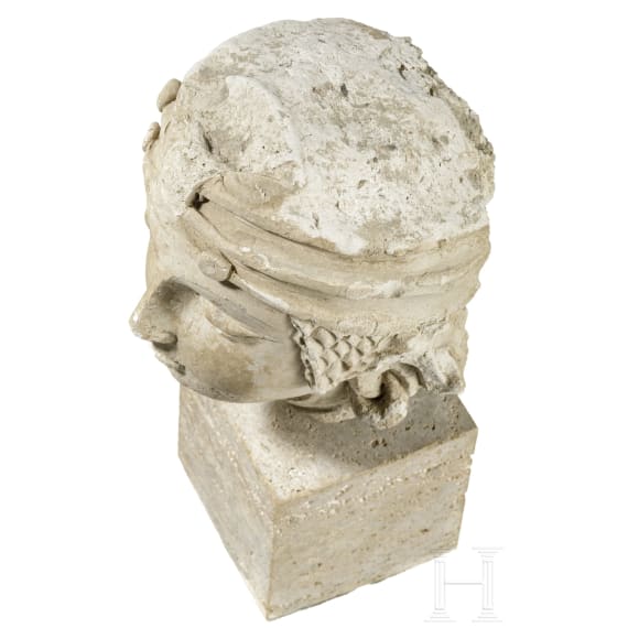 Gandhara-Stucco-Kopf, 5. - 6. Jhdt.