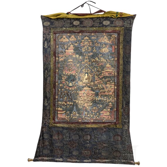 Gro&szlig;es Tangka, Tibet, 1. H&auml;lfte 20. Jhdt.
