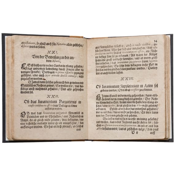 Des Durchlauchtigsten ... Herrn Augusten Hertzogen zu Sachsen ... Verordenungen und Constitutionen des Rechtlichen Proces, Dresden, 1598