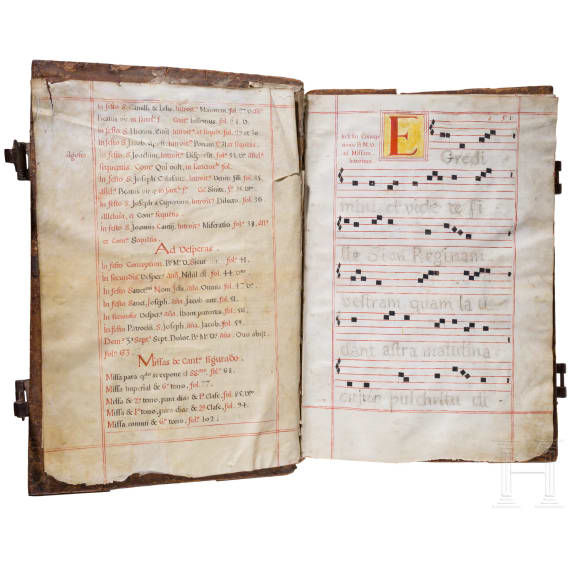 Missale Romanum, Handschrift auf Pergament, Spanien, 16./17. Jhdt.