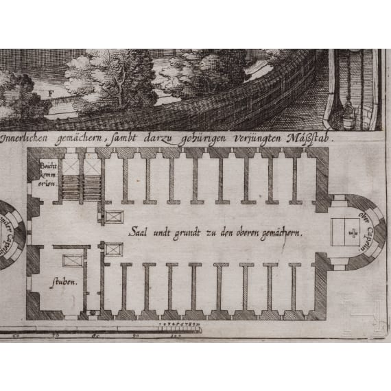 "Das Hexenhaus von Bamberg", Kupferstich, 1627