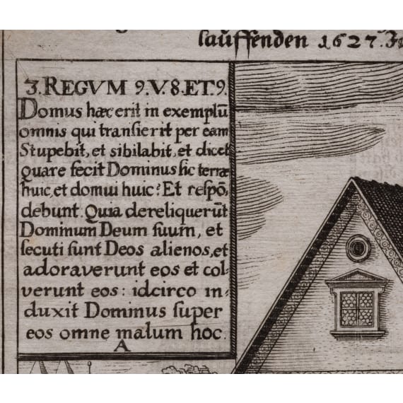 "Das Hexenhaus von Bamberg", Kupferstich, 1627
