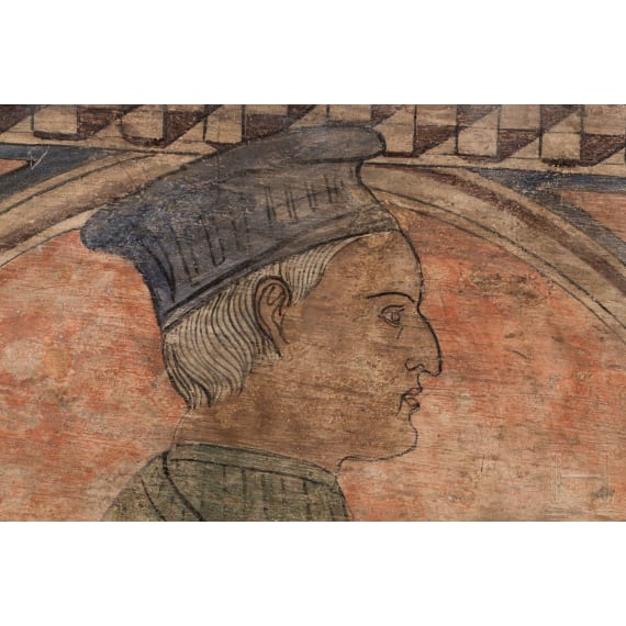 Ein Paar bemalte Holzpaneele, Florenz, um 1430/40