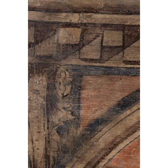 Ein Paar bemalte Holzpaneele, Florenz, um 1430/40