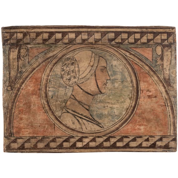 Ein Paar bemalte Holzpaneele, Florenz, um 1430/40