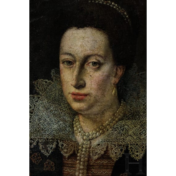 Justus Sustermans, Bildnis Caterina di Ferdinando de' Medici, fl&auml;misch, um 1620