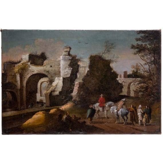 Barocke Ruinenlandschaft, Italien, 17. Jhdt.