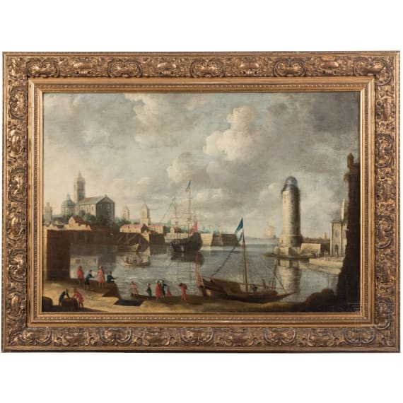 Bonaventura II. Peeters (1648 - 1702)?, Hafen von Canea, Niederlande, 2. H&auml;lfte 17. Jhdt.