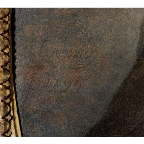 Jean-Laurent Mosnier (1743 - 1808), franz&ouml;sischer Hofmaler- Portr&auml;t eines Adeligen Franz&ouml;sischer Hofmaler Jean Lairent Mosnier (1743-1808) - Portrait eines Adeligen