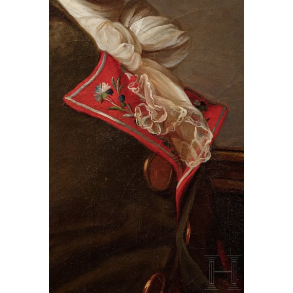 Jean-Laurent Mosnier (1743 - 1808), franz&ouml;sischer Hofmaler- Portr&auml;t eines Adeligen Franz&ouml;sischer Hofmaler Jean Lairent Mosnier (1743-1808) - Portrait eines Adeligen