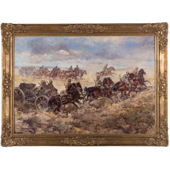 Anton Hoffmann, Reitende Artillerie, M&uuml;nchen, datiert 1933