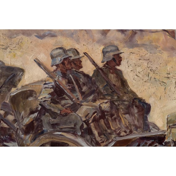 Anton Hoffmann, Reitende Artillerie, M&uuml;nchen, datiert 1933