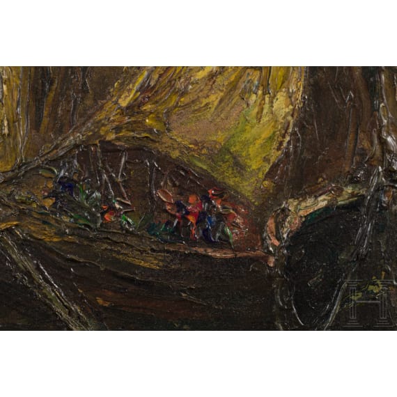Otto Pippel - Im Fischerhafen, deutsch, 1. H&auml;lfte 20. Jhdt.