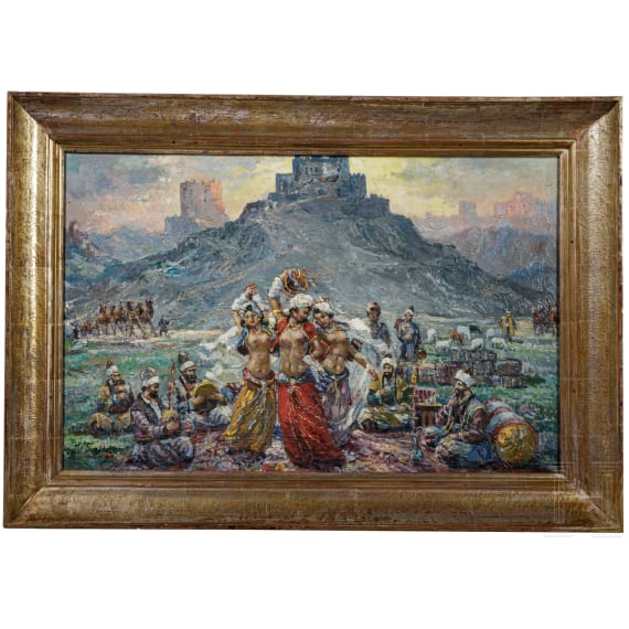 Ibrahim Safi - Baucht&auml;nzerinnen, Istanbul, 20. Jhdt.