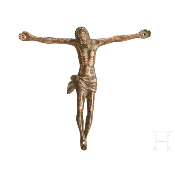 Bronzener Corpus Christi, Umkreis Giambologna-Werkstatt, Norditalien, um 1600