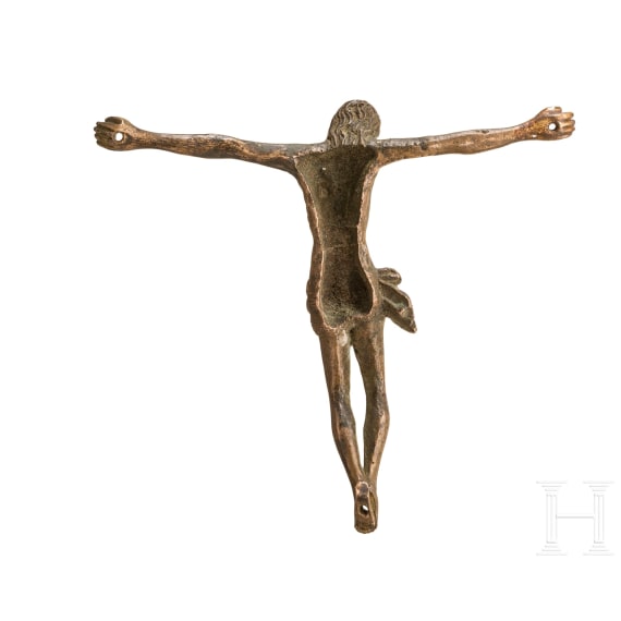 Bronzener Corpus Christi, Umkreis Giambologna-Werkstatt, Norditalien, um 1600