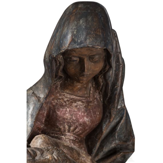 Piet&agrave; (Vesperbild), deutsch oder Frankreich, um 1500