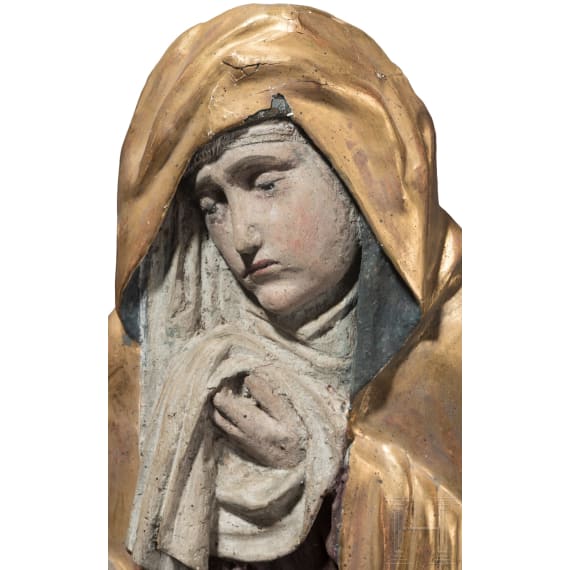 Piet&agrave; im Halbrelief, s&uuml;ddeutsch, 1. H&auml;lfte 16. Jhdt.