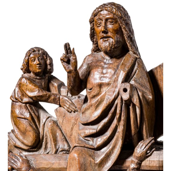Retabelgruppe mit der Auferstehung Christi, Tournai (Doornik), um 1500