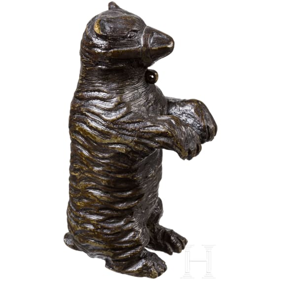 Gez&auml;hmter Bronzeb&auml;r, Niederlande, um 1600