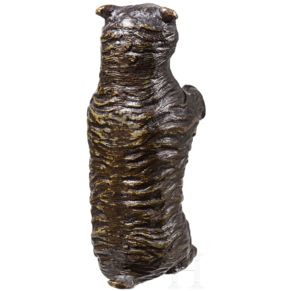 Gez&auml;hmter Bronzeb&auml;r, Niederlande, um 1600