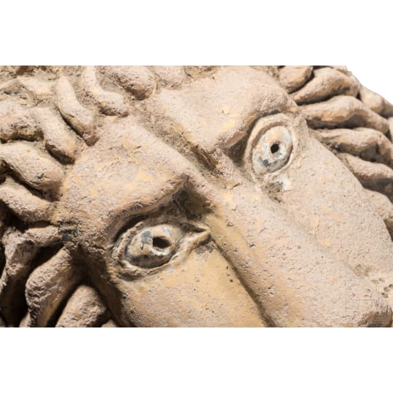 Landshuter L&ouml;we aus Terrakotta, deutsch, 17./18. Jhdt.