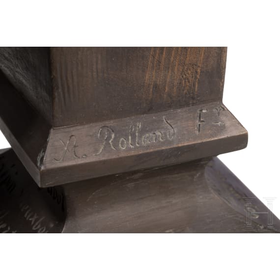 Rodolphe T&ouml;pffer (1799 - 1846) - Bronzeb&uuml;ste