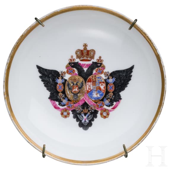 Gro&szlig;f&uuml;rst Pavel Petrovich (1754 - 1801) - Kaviarschale mit dem russischen Doppeladler, um 1778