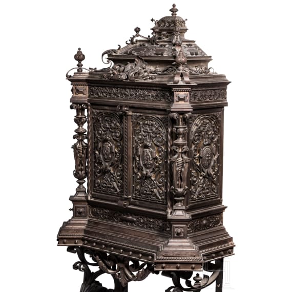 Luxus-Tresorschrank, Kunstschlosserei Karl Winkler, St. Petersburg, um 1890