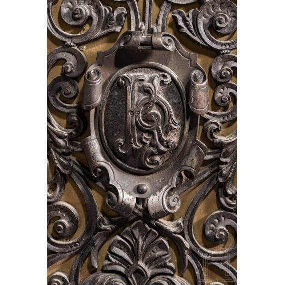 Luxus-Tresorschrank, Kunstschlosserei Karl Winkler, St. Petersburg, um 1890