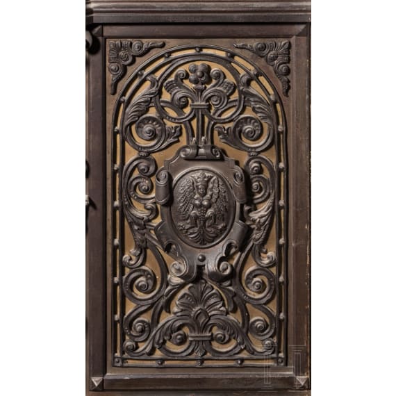 Luxus-Tresorschrank, Kunstschlosserei Karl Winkler, St. Petersburg, um 1890