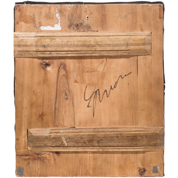 Ikone mit der Gottesmutter Iwerskaja mit Silberoklad und Silberfiligran, Russland, 19. Jhdt. (Ikone), Moskau, Grigorij Sbitnjew, 1891