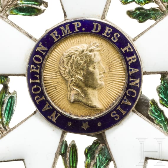 Carl Askan Verri della Bosia (1790 - 1878) - Orden der Ehrenlegion und Verleihungsurkunde, Erstes Kaiserreich