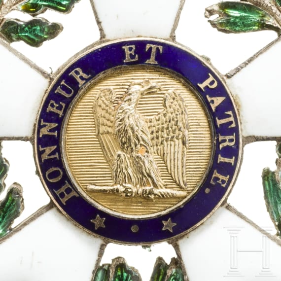 Carl Askan Verri della Bosia (1790 - 1878) - Orden der Ehrenlegion und Verleihungsurkunde, Erstes Kaiserreich
