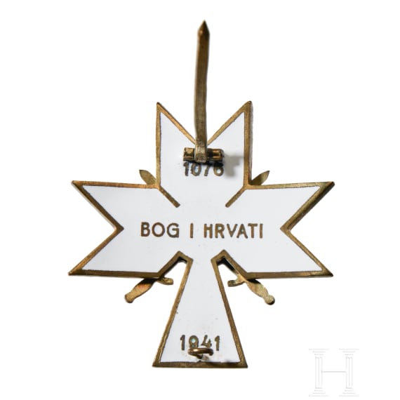 A Croatian Order of King Zvonimir 2nd Class with Swords