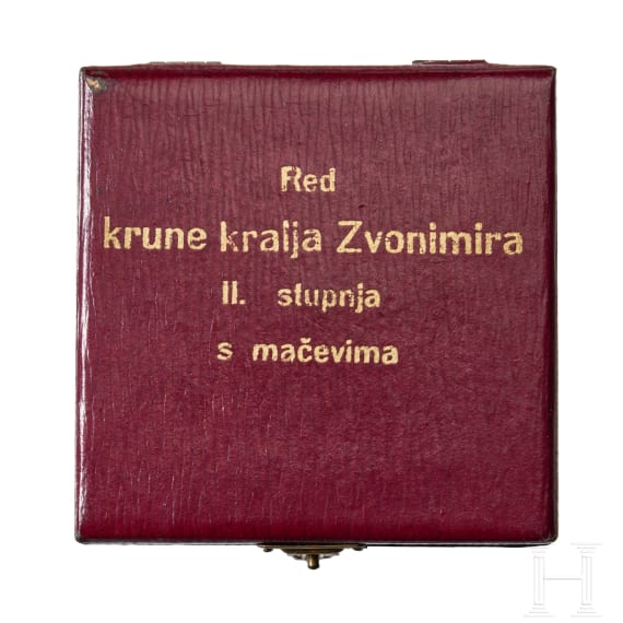 A Croatian Order of King Zvonimir 2nd Class with Swords