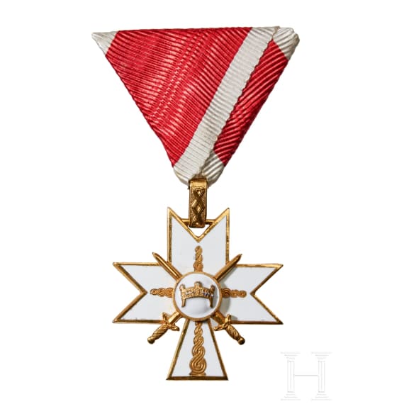A Croatian Order of King Zvonimir 3rd Class with Swords