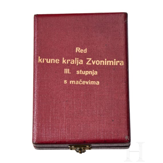 A Croatian Order of King Zvonimir 3rd Class with Swords