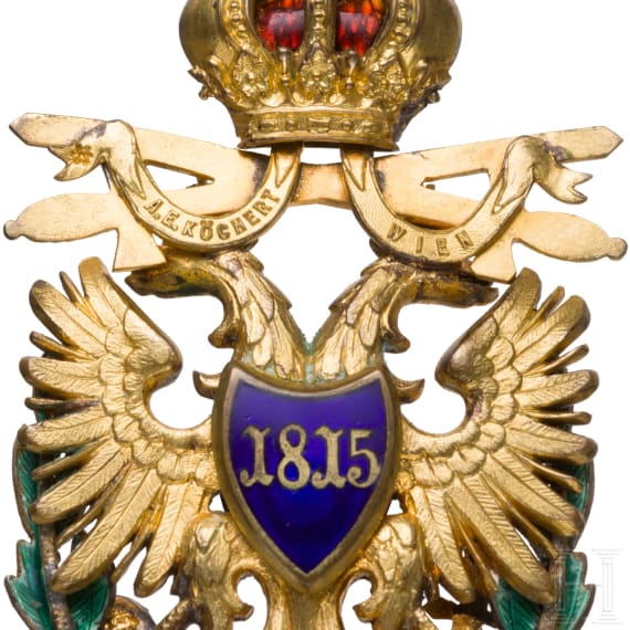 Orden der Eisernen Krone 2. Klasse mit Kriegsdekoration, K&ouml;chert in Wien