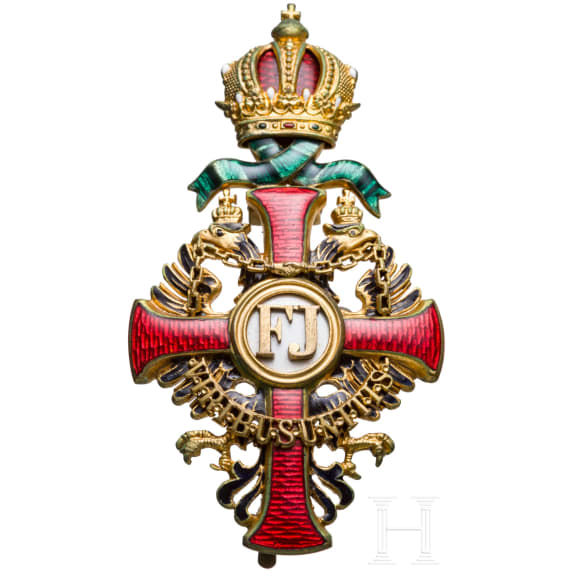 Franz-Joseph-Orden - Offizierskreuz mit Kriegsdekoration