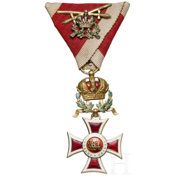 Leopold-Orden - Ritterkreuz mit Kriegsdekoration