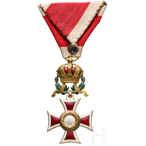 Leopold-Orden - Ritterkreuz mit Kriegsdekoration