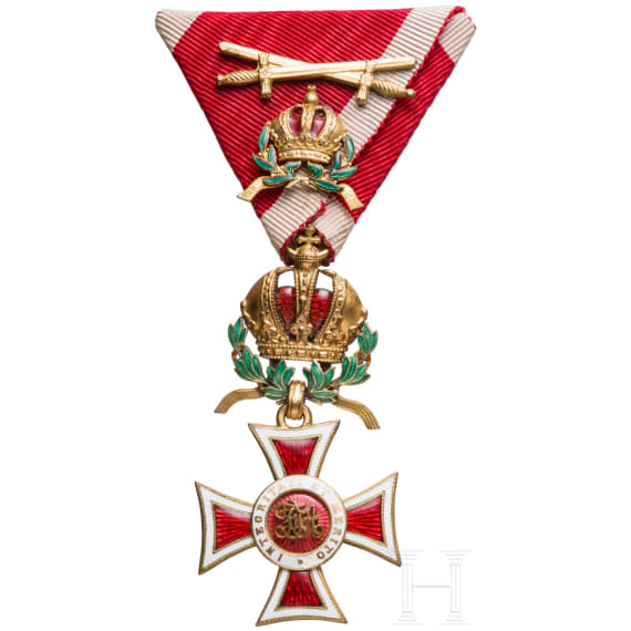 Leopold-Orden - Ritterkreuz mit Kriegsdekoration