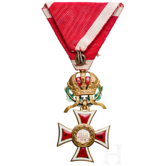 Leopold-Orden - Ritterkreuz mit Kriegsdekoration