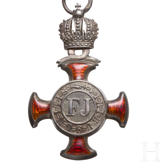 Silbernes Verdienstkreuz mit Krone