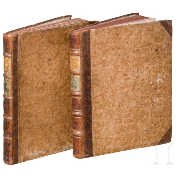 Christian Friedrich Schwan (1733 - 1815), "Abbildungen derjenigen Ritter-Orden welche eine eigene Ordenskleidung haben...", komplette zweib&auml;ndige Ausgabe, Mannheim, 1791