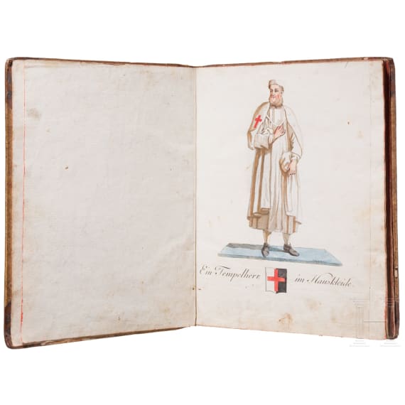 Christian Friedrich Schwan (1733 - 1815), "Abbildungen derjenigen Ritter-Orden welche eine eigene Ordenskleidung haben...", komplette zweib&auml;ndige Ausgabe, Mannheim, 1791